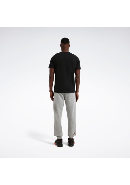 Athlete Tee 2.0 Rbk-Endur Siyah Erkek Kısa Kol T-Shirt
