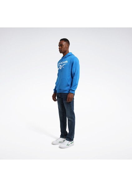 Rı Ft Big Logo Oth Hood Mavi Erkek Sweatshirt modelleri