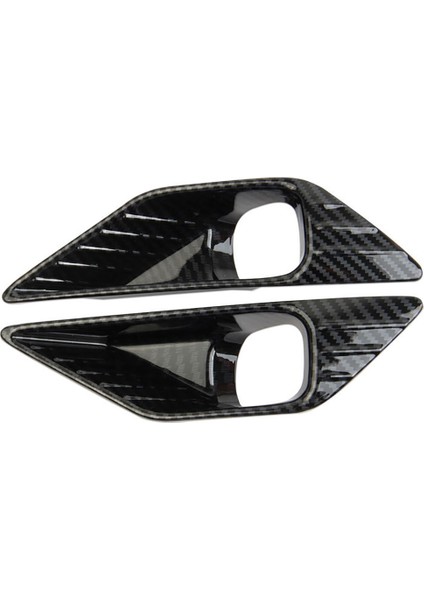 2022 Mitsubishi Outlander Için Karbon Fiber Araba Ön Sis Aydınlatma Koruması Trim Dekorasyon Çıkartması (Yurt Dışından) fırsatları