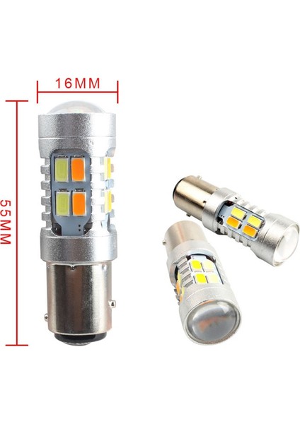 1157 BAY15D 5630 5730 20 Smd Beyaz Amber Katlanır LED Ampul Dönüş Sinyali Işığı 12V (Yurt Dışından) fırsatları