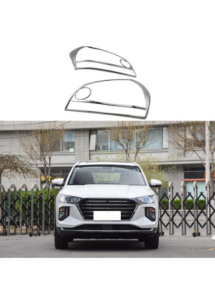 Araba Ön Aydınlatma Koruması Far Çerçevesi Dekorasyon Hyundai Tucson 2006 2007 2008 2009 (Yurt Dışından) modelleri