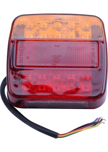 2 x 12V LED Arka Işıklar Durdurma Göstergesi Tekne Araba Römork Kamyon Su Geçirmez Sinyal (Yurt Dışından)