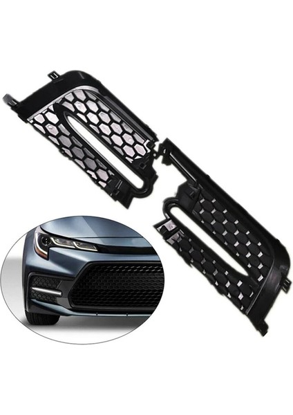 Toyota Corolla Sedan Se Xse 4 Kapılı 2020 Ön Sis Farları Çerçeve Sis Farı Izgarası Kapakları (Yurt Dışından) fırsatları