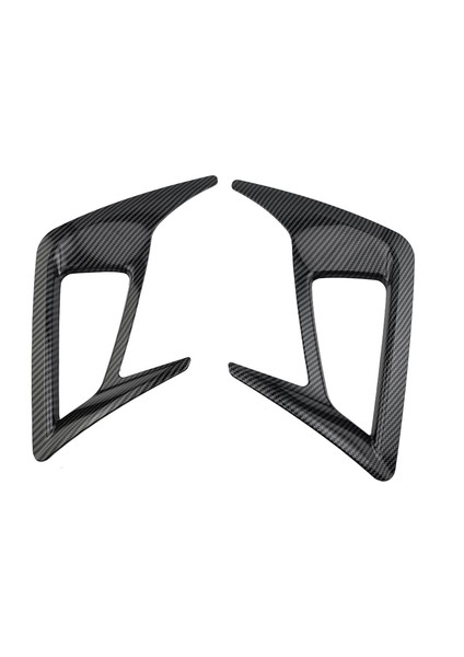 2 Adet Karbon Fiber Arka Sis Lambası Lambası Krom Çerçeve Trim Ford Focus Hatchback Mk4 2019-2020 Için (Yurt Dışından)