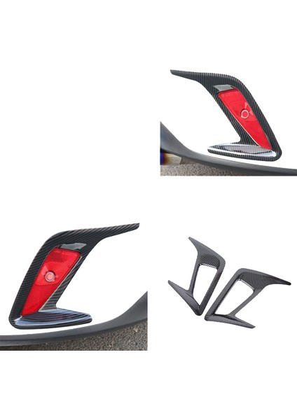 2 Adet Karbon Fiber Arka Sis Lambası Lambası Krom Çerçeve Trim Ford Focus Hatchback Mk4 2019-2020 Için (Yurt Dışından) modelleri