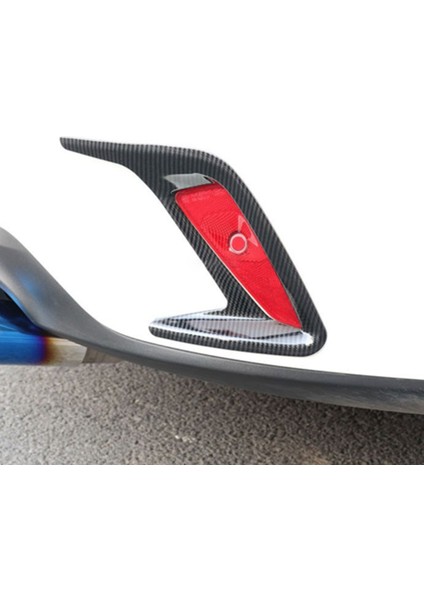 2 Adet Karbon Fiber Arka Sis Lambası Lambası Krom Çerçeve Trim Ford Focus Hatchback Mk4 2019-2020 Için (Yurt Dışından) fırsatları