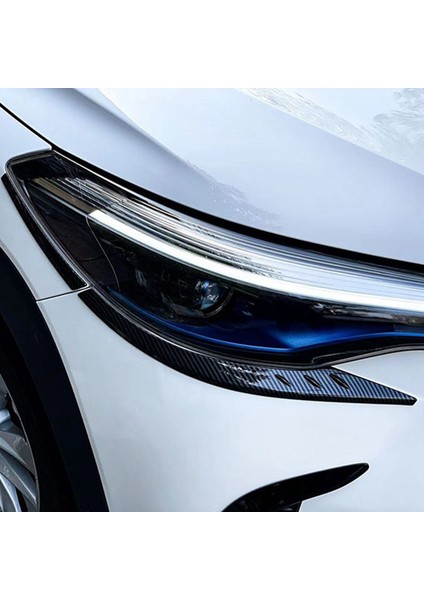 Toyota Corolla Cross 2020 2021 2022 Için Ön Far Lambası Kapağı Garnitür Şerit Kaş Kapağı Trim Etiket (Yurt Dışından) fırsatları