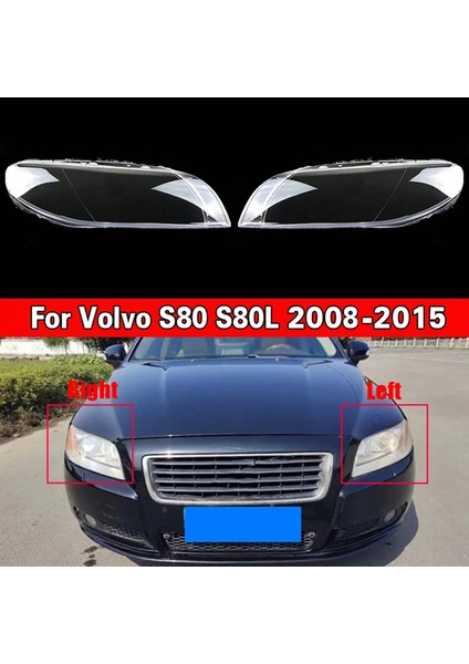 Araba Ön Sol Far Kapağı Şeffaf Abajur Far Kapağı Kabuk Maske Lens Volvo S80 S80L 2008-2015 (Yurt Dışından) fiyatları