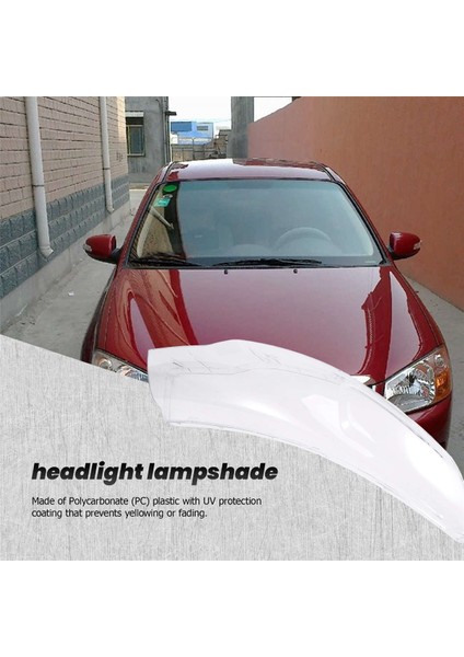 Kia Cerato/forte 2009 2010 2011 2012 2013 Araba Far Far Lambası Şeffaf Lens Otomatik Kabuk Kapak (Sağ) (Yurt Dışından) fırsatları