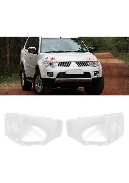 Mitsubishi Pajero Sport 2013-2015 Için Sol Far Kabuk Lamba Gölge Şeffaf Lens Kapağı Far Kapağı (Yurt Dışından) fiyatları
