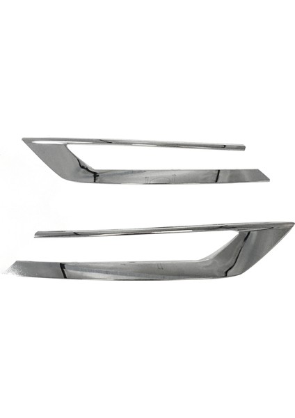 Çift Araba Ön Alt Tampon Krom Trim Şerit Kapak 31663515 31663514 Volvo XC90 2019-2022 31663539 31663540 (Yurt Dışından)
