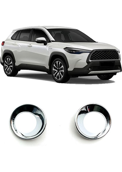 Ön Sis Lambası Aydınlatma Koruması Toyota 2020 2021 Corolla Cross Için Araba Styling Abs Krom (Yurt Dışından) fiyatları