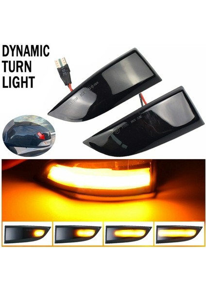 LED Gösterge Ayna Dönüş Işığı Sinyali Renault Megane 3 Mk3 Iıı Fluence Laguna Iıı X91 Için Fit (Yurt Dışından)