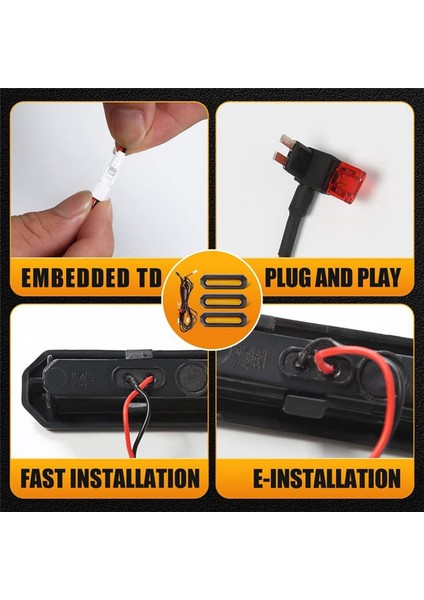 LED Izgara Işıkları Ford Bronco 2021 2022 2023 2/4-Door Sarı Izgara Lambaları Kiti Bronco Aksesuarları (Yurt Dışından) modelleri