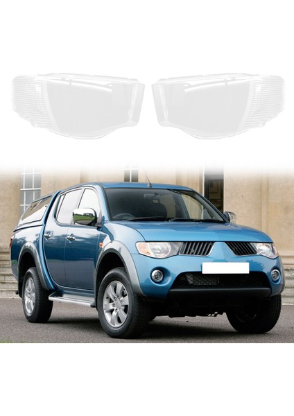 Araba Sağ Far Kabuk Lamba Gölge Şeffaf Lens Kapağı Far Kapağı Mitsubishi L200 Triton 2005-2014 Için (Yurt Dışından) fiyatları