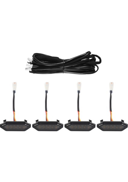 LED Ön Izgara Işıkları Beyaz Amber Işık Harici Izgara Lambaları Suzuki Jimny Için JB64 JB74 2019 2020 2021 (Yurt Dışından)