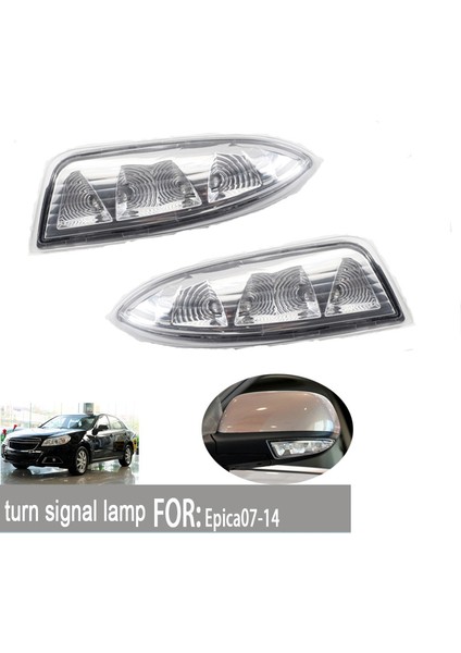Araba Sağ LED Dönüş Sinyal Işığı Dikiz Aynası Lambası Flaşör Tekrarlayıcı Chevrolet Epica 2007-2014 Için (Yurt Dışından) fiyatları