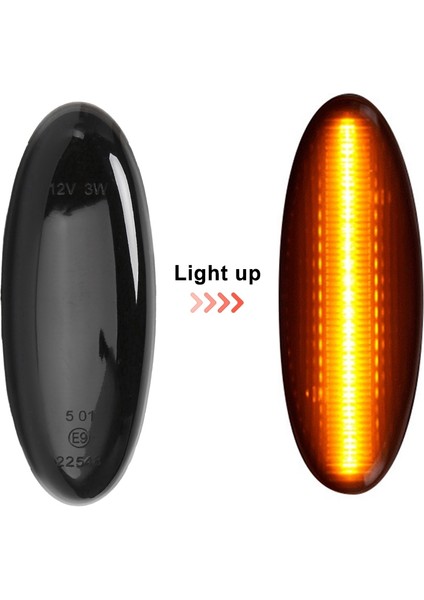 Araba Yan Sinyal Lambası LED Dönüş Sinyal Işığı Mazda B2500 Kamyonet 323 Tribute Protege Astina 1998-2001,A (Yurt Dışından)
