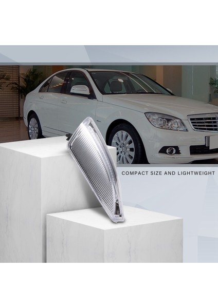 Araba Sol + Sağ LED Dikiz Aynası Dönüş Sinyal Işığı Mercedes-Benz Viano Vıto W639 W204 S204 A2048200721 A2048200821 (Yurt Dışından)