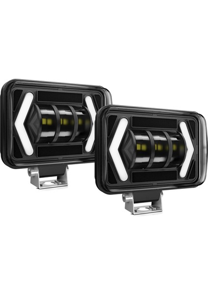 4.5 Inç LED Işık Bölmeleri Offroad LED Sürüş Işığı 80 W 8000LM Spot Işık Dönüş Sinyali Işık Çalışma Işığı Kamyon Atv Utv Için (Yurt Dışından)