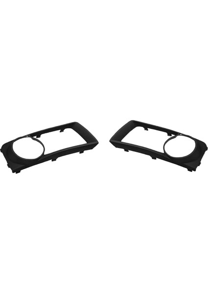 -Bmw X6 E71 2012.04- 2014 Arası Sis Lambası Trim Kapağı Siyah Set 51117325725 + 51117325726 (Yurt Dışından)