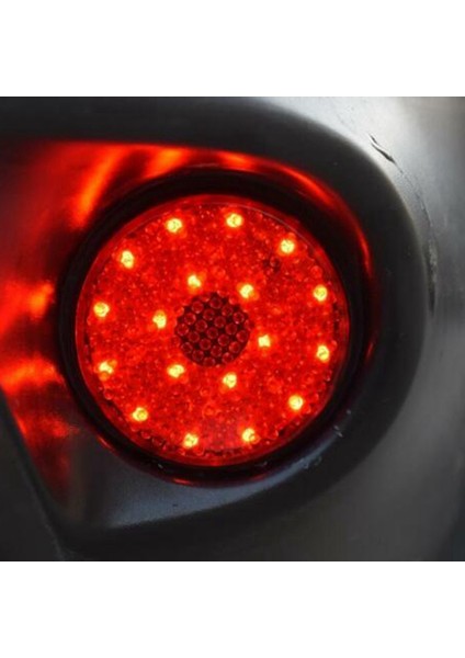 Araba Kılıfı 5.8cm Yuvarlak LED Arka Tampon Reflektör Kuyruk Lambası Fren Lambası Toyota Highlander Mitsubishi Için (Yurt Dışından) modelleri