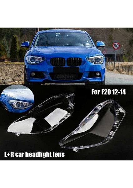 Sol Kafa Işık Lambası Kapağı Far Kabuk Cam Lens Far Abajur-Bmw 1 Serisi F20 116I 118I 120I 2012-2014 (Yurt Dışından) modelleri