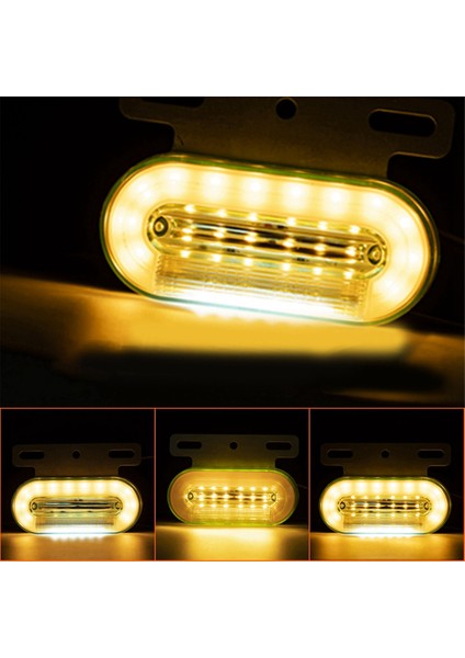 LED Römork Gümrükleme Işıkları Kamyon Yan Işıkları Için Işaret Işıkları Kargo Lambası Kamyon Traktör Dönüş Sinyalleri 24 V (Yurt Dışından)