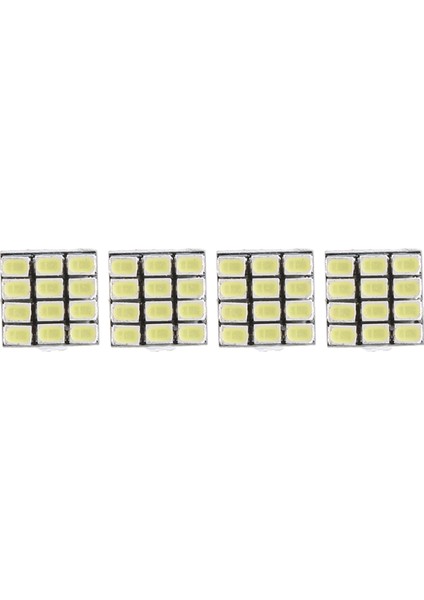 T10 W5W Beyaz Canbus 1206 12-Smd LED 12V Ampul Lamba X4 (Yurt Dışından)