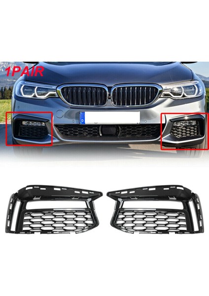 Ön Alt Izgaralar Sis Farları Kapak Trim 51118064963 51118064964 BMW-G30 530E 530I 540D 2017-2021 (Yurt Dışından) fiyatları