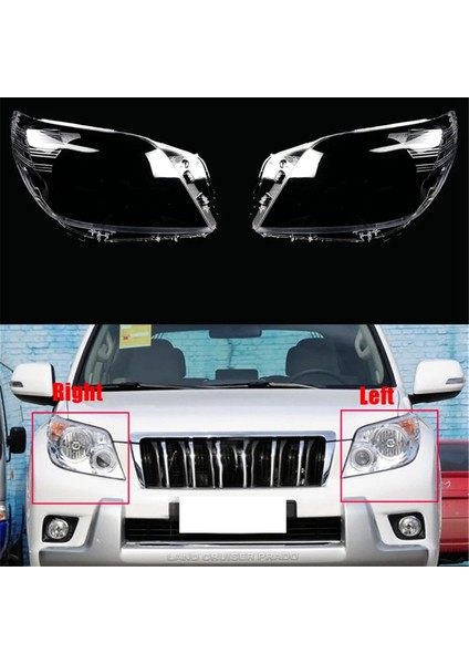Sağ Araba Far Camı Kapağı Kafa Işık Lambası Abajur Ön Işık Muhafazası Toyota Prado 2010-2013 Için (Yurt Dışından) fırsatları