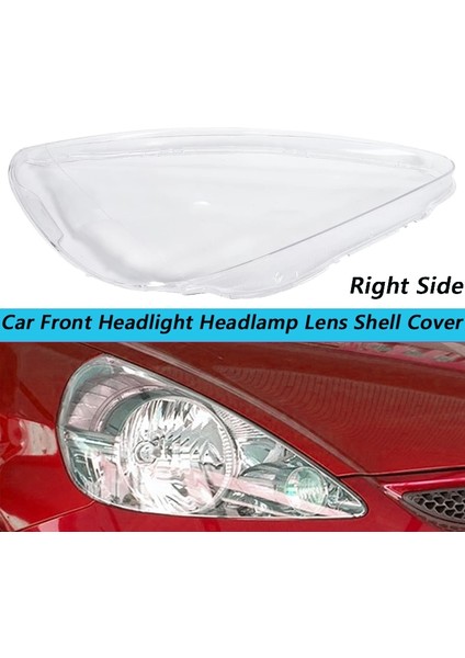 Araba Ön Far Başkanı Işık Lambası Lens Kabuk Kapak Değiştirme Honda Fit Jazz Hatchback 2003-2007 Sağ (Yurt Dışından) fırsatları