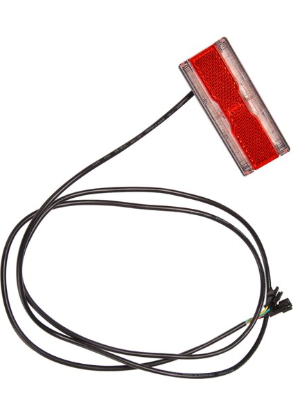 Ebike Fren Lambası 24V 36V 48V Elektrikli Bisiklet Arka Işık Fren Lambası Fonksiyonu ile LED Arka Lambası (Yurt Dışından)