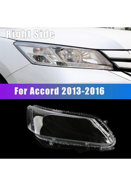 Sağ 2013-2016-HONDA Accord Araba Far Lens Kapağı Başkanı Işık Lambası Gölge Kabuk Oto Aydınlatma Koruması (Yurt Dışından) fırsatları