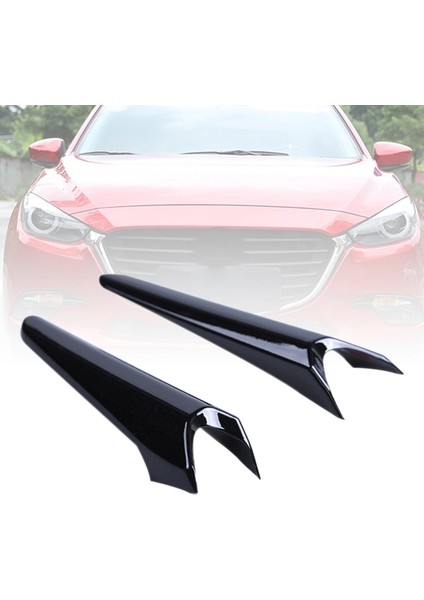 Mazda 3 Axela 2017 Için Ön Sis Lambası Kaş Kapağı Trim Etiket Gündüz Çalışan Işık Dekorasyon Kapakları (Yurt Dışından) modelleri