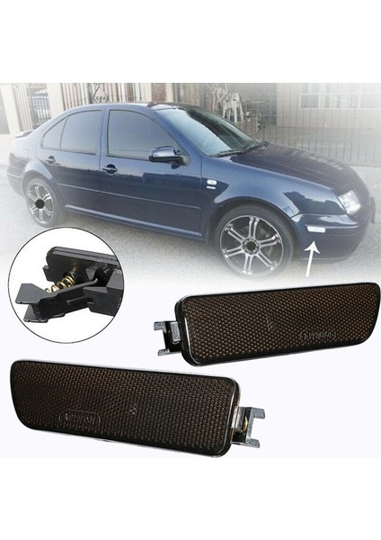 Araba Ön Tampon Yan Işaretleyici Işık Dönüş Sinyal Işığı Lambası Tekrarlayıcı Golf Jetta Mk4 1999-2005 (Yurt Dışından) fiyatları