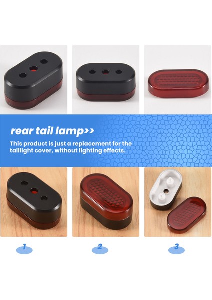 Nınebot Max G30 Scooter Aksesuarları Için Arka Kuyruk Lambası Stop Lambası Fren Lambaları Kapağı (Yurt Dışından) fırsatları