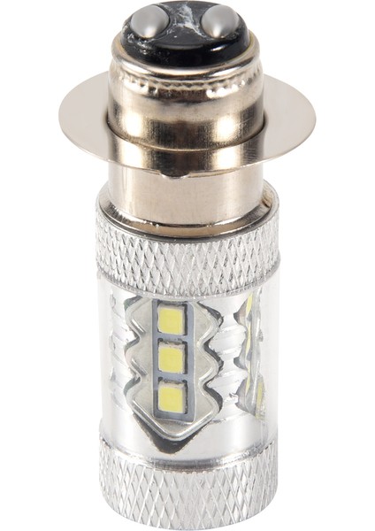 H6 Far LED Ampuller, 12V Xenon Beyaz P15D-1/H6M 80W Sis Ampulü Otomatik Gösterge Lambası 6000K Otomatik LED Park 12V Xenon Işık Değiştirin (Yurt Dışından)