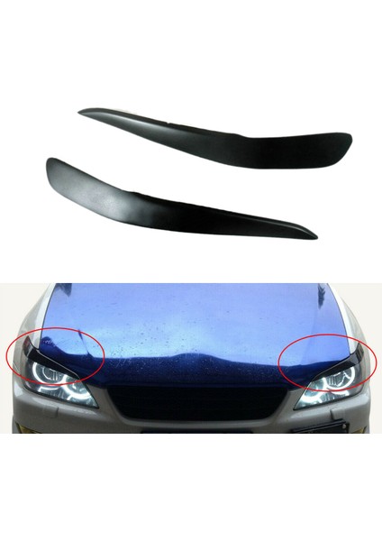 Araba Ön Far Kapağı Kaşları Göz Kapağı Trim Etiket Lexus IS200 IS300 RS200 1998-2005 (Yurt Dışından) fiyatları
