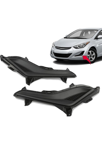 2014-2016 Hyundai Elantra Için Lh Araba Ön Sis Far Lambası Kapağı Trim (Yurt Dışından) fiyatları