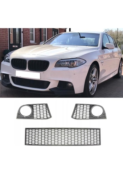 51117906197 Araba Ön Sol Tampon Sis Aydınlatma Koruması Çerçeve Izgarası Delikli Bmw 5 Serisi Için F10 F11 M Tarzı 2011-2016 (Yurt Dışından) fiyatları