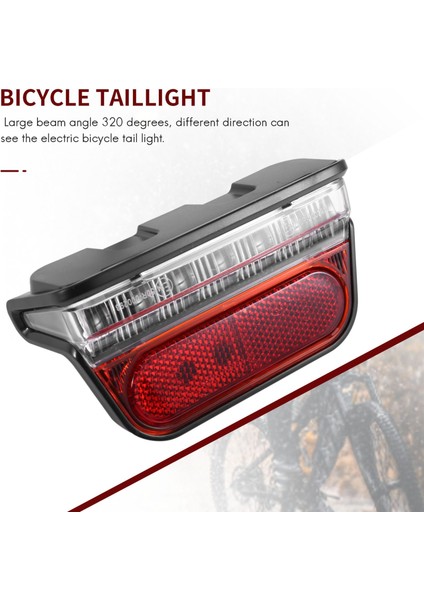 Elektrikli Bisiklet Işığı Ebike Için Arka Lambası Dc 6V 12V 24V 36V 48V 60V Bisiklet E-Bisiklet Arka Kuyruk Lambası Bisiklet Aksesuarları (Yurt Dışından) modelleri