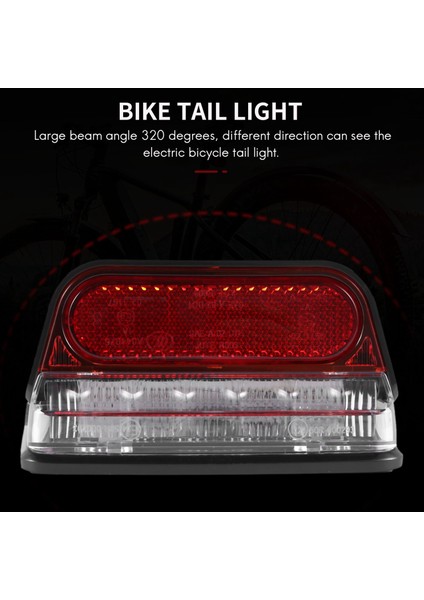 Elektrikli Bisiklet Işığı Ebike Için Arka Lambası Dc 6V 12V 24V 36V 48V 60V Bisiklet E-Bisiklet Arka Kuyruk Lambası Bisiklet Aksesuarları (Yurt Dışından) fırsatları