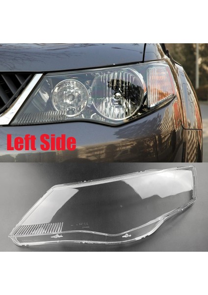 Mitsubishi Outlander 2007 2008 2009 Için Araba Far Kapağı Şeffaf Lens Far Abajur Kabuk (Sol Taraf) (Yurt Dışından) fırsatları