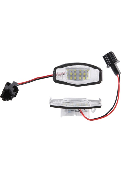 2 Adet Araba LED Plaka Işık Plaka Işık Lambası Honda Civic Honda Accord Siyah (Yurt Dışından) fiyatları