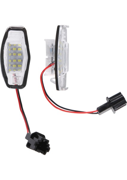 2 Adet Araba LED Plaka Işık Plaka Işık Lambası Honda Civic Honda Accord Siyah (Yurt Dışından) modelleri