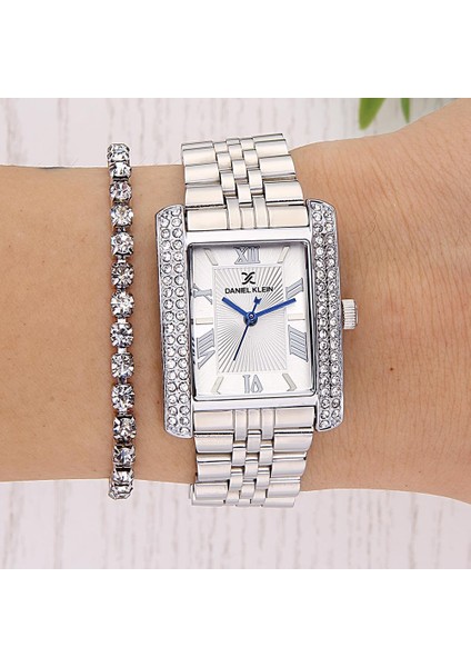 DKE.1.10809-1 Bileklik Hediyeli Kadın Kol Saati