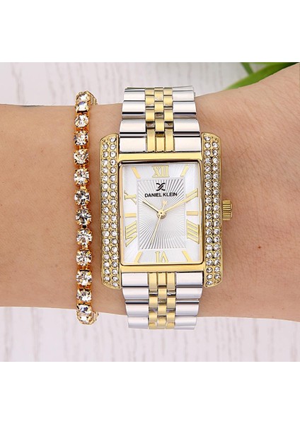 Danıel Kleın DKE.1.10809-3 Bileklik Hediyeli kadın Kol Saati