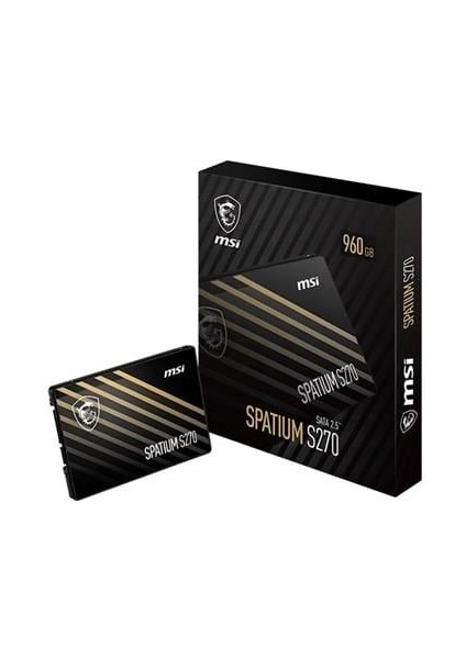 Msı 960GB Spatıum S270 500-450MB/S SSD Sata-3 Disk