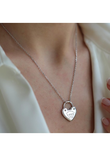 Tffny Love Gümüş Kolye modelleri